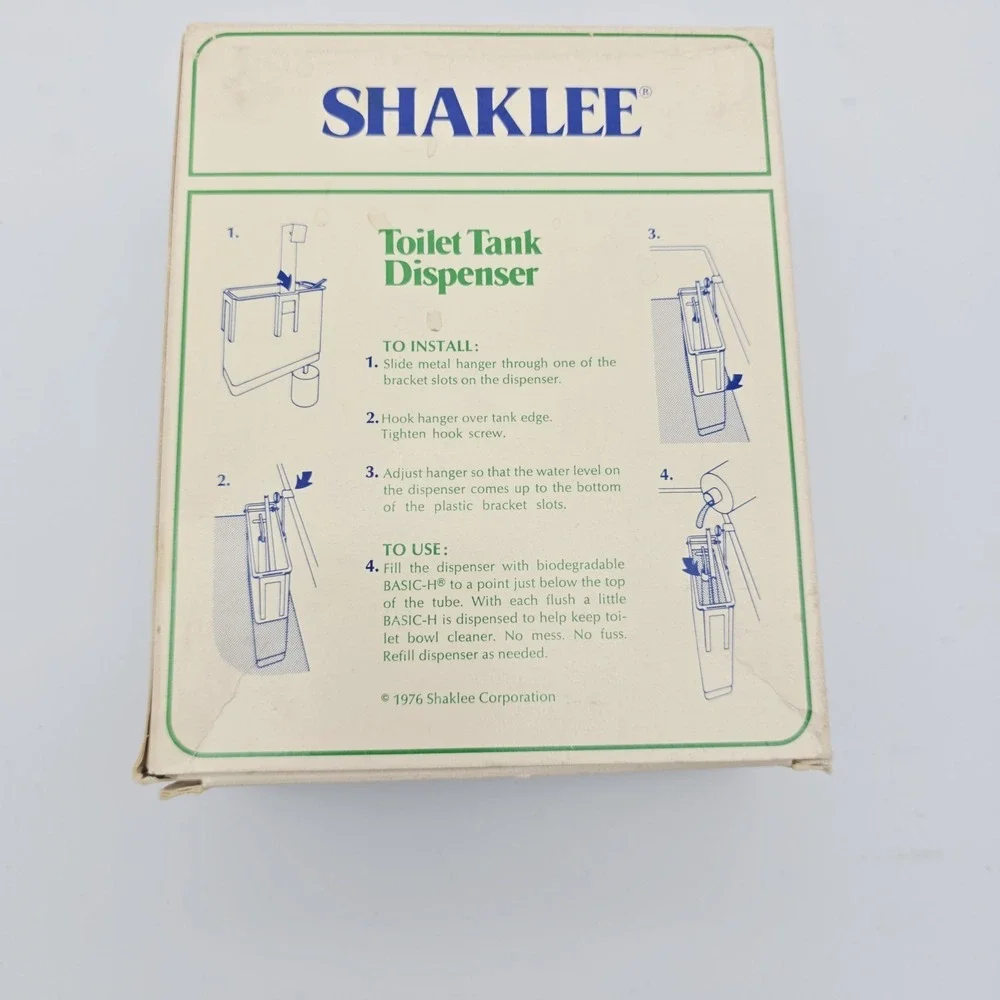 Toilet Tank‎ Dispenser Shaklee New In Box